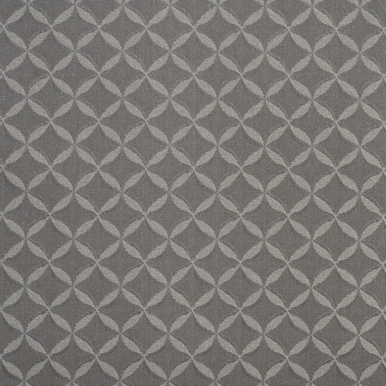 Grey Stain Resistant Performance Pet Friendly Small Scale Geometric Woven Pattern Upholstery Fabric by The Yard - SKU: Cory Stone
